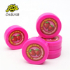 Hot Selling Strawberry Ball Shape Fruit Flavor Bubble Gum With Sour Powder Candy Sweets OEM Chewing Gum For Kids