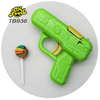 Plastic Gun Toy with Rainbow Lollipop Hard Candy