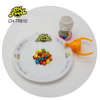 Wholesale Tray Packing Funny Cartoon Nipple Bottle Shape Whistle Toy Candy with Fruit Flavour Mini Bubble Gum Halal Chewing Gum