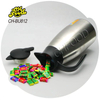 Low MOQ Wholesale Hot Insulated Water Bottle with Tattoo Bubble Gum Candy Sweet Promotional Snacks for Kids OEM Chewing Gum