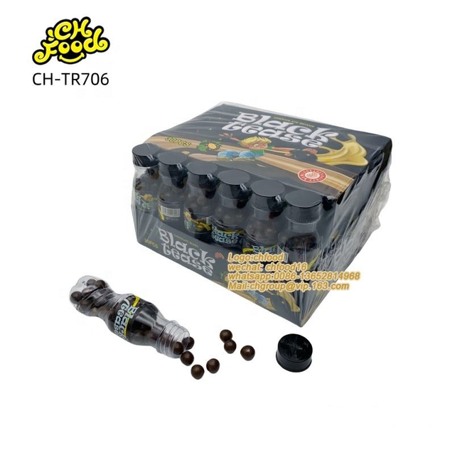 Cola Soda Bottle With Chocolate Beans