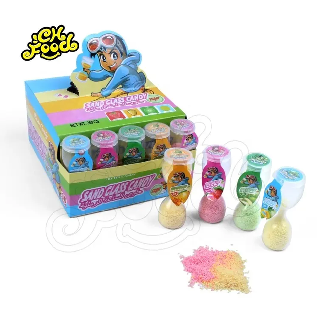 Sandglass Toy Candy With Sour Powder
