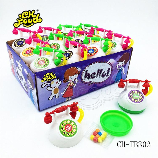 Funny Plastic Mobile Toys Candy / Telephone Candies