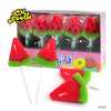 Wholesale Watermelon Handmade Lollipop Sweet Hard Fruit Flavor Candy Pin Pop Lollipop