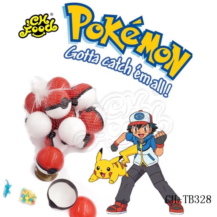 Poke mon Surprise Ball Toy Candy With Different Toys Inside Surprise Egg Toy Candy