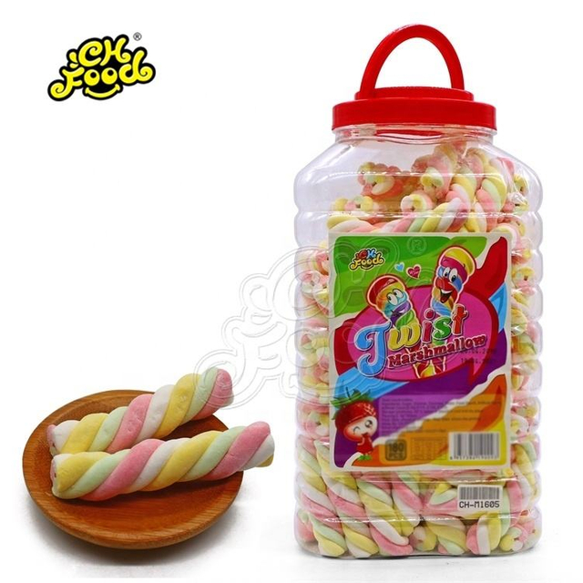 CHFOOD short stick twist vegan marshmallow/marshmallow rope CH-M1605
