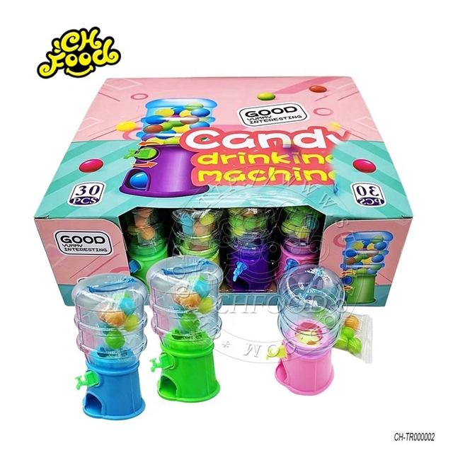 Halal Mini Plastic Water Dispenser Toys With Candy For Kids Candy Toys 2021