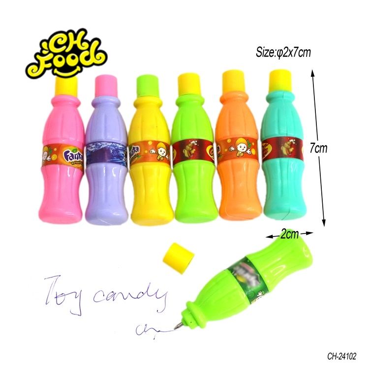Magic Cola Bottle Shape Ballpoint Pen Promotional Small Plastic Giveaways Toys Wholesale China