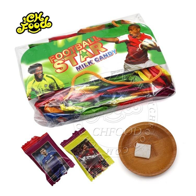 Africa Hot Soft Milk Chewy Candy For Nigeria Football Star