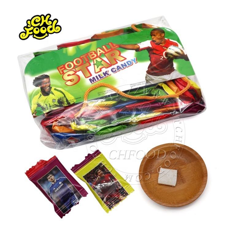 Africa Hot Soft Milk Chewy Candy For Nigeria Football Star