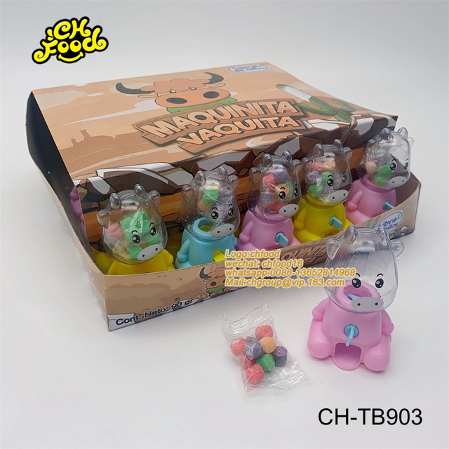 Cattle Shape Vending Machine Mini Candy Dispenser Toy