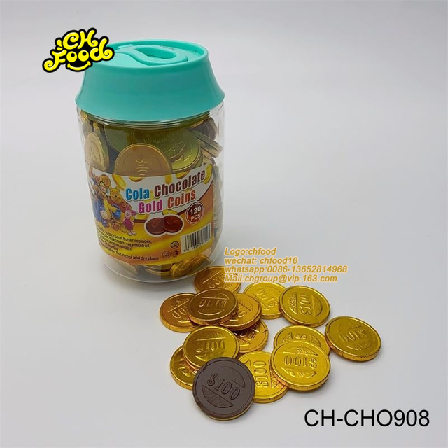 Golden Coin Chocolate in Cola Can Bottle