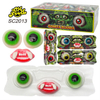 Halal 2in1 Eyes Tooth Shape Halloween and Easter Fruit Flavor Sour Sweet Soft Chewy Gummy Candies Wholesale OEM Factory