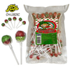 Big and Small Watermelon Shape Lollipop Packaging in Bottle and Bag Halal Pin Pop Ball Hard Candy Sweets Wholesale and OEM