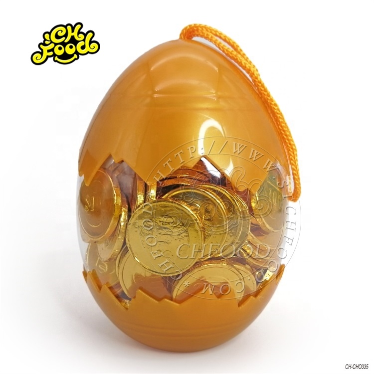 Hot Sale 200pcs Gold Chocolate Coins in Jar