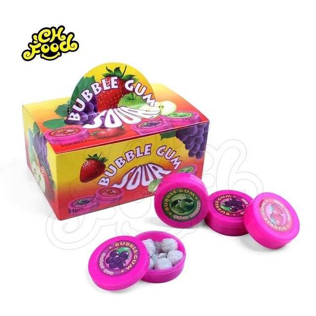 CHFOOD Halal Sour Powder Candy Bubble Gum CH-BU108