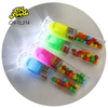 Wholesale Hot Selling Cartoon Electric Torch Lighting Toy Flashlight Toy Candy OEM Children's Toy with Fruit Tablet Hard Candy