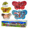 OEM Halal Candy 3in1 Choco Milk and Strawberry Flavor Butterfly Shape Chocolate Jam for Kids