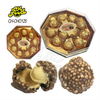12pcs Heart Golden Chocolate Ball Cookies Chocolate Ball Filled Milk Halal Chocolate Valentine's Day