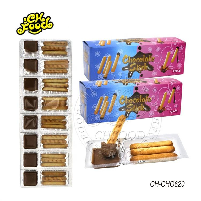 Wholesale Halal Chocolate Spread with Finger Biscuits Pop Chocolate Candy Sweets for Kids