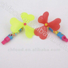 Cheap Plastic Long Stick Windmill Toy Candy For Kids