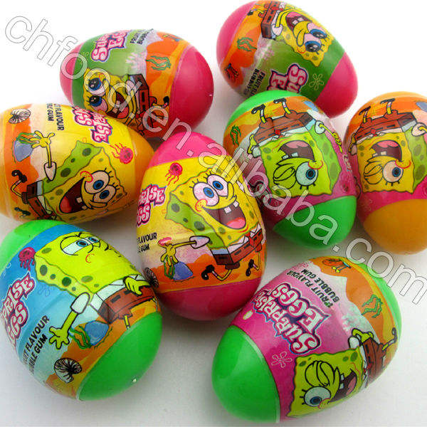 Plastic Candy Toy / Surprise Egg Toy Candy For Promotion