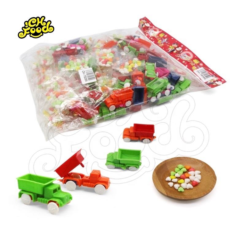 Cheap Mini Plastic Dumped Truck Toy With Candy
