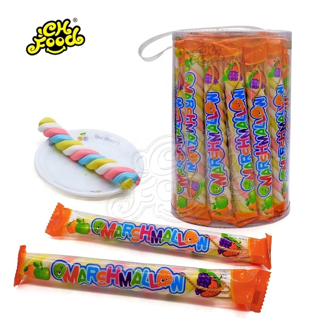 CHFOOD Long stick twist vegan marshmallow CH-M1504
