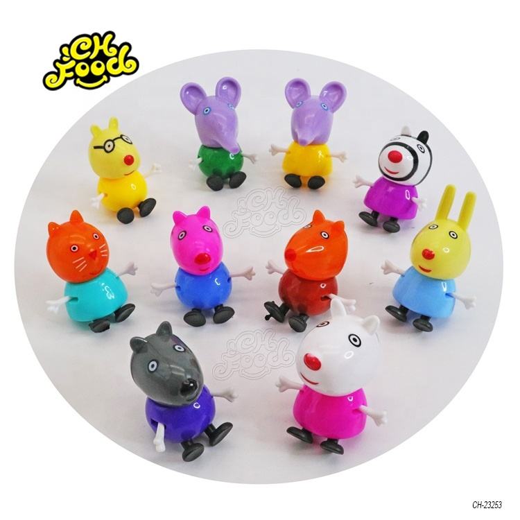 Many Modelling Cute Small Plastic Cartoon Toys Promotional Toys Capsule Toys Elephant Rabbit