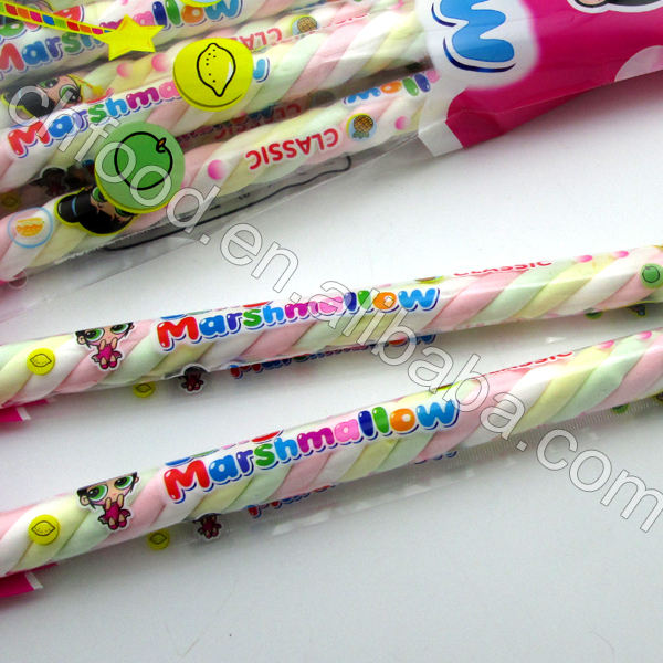20G Colorful Stick Marshmallow / Long Marshmallow Twist