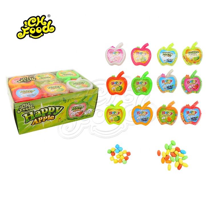 Fruit Shaped Candy Apple Shape Container With Candy