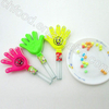 Five Finger Clap Hand Toy Candy / Plastic Clapping Hand Toy Candy