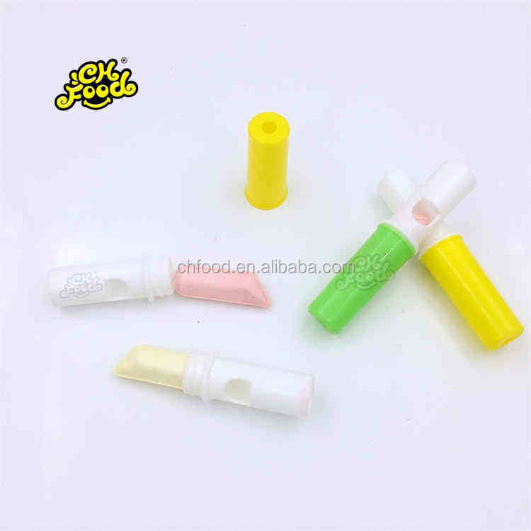 Lipstick Compress Candy With Whistle Toy