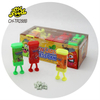 Wholesale New Plastic Cartoon Robot Bottle Candy Toy for Kids