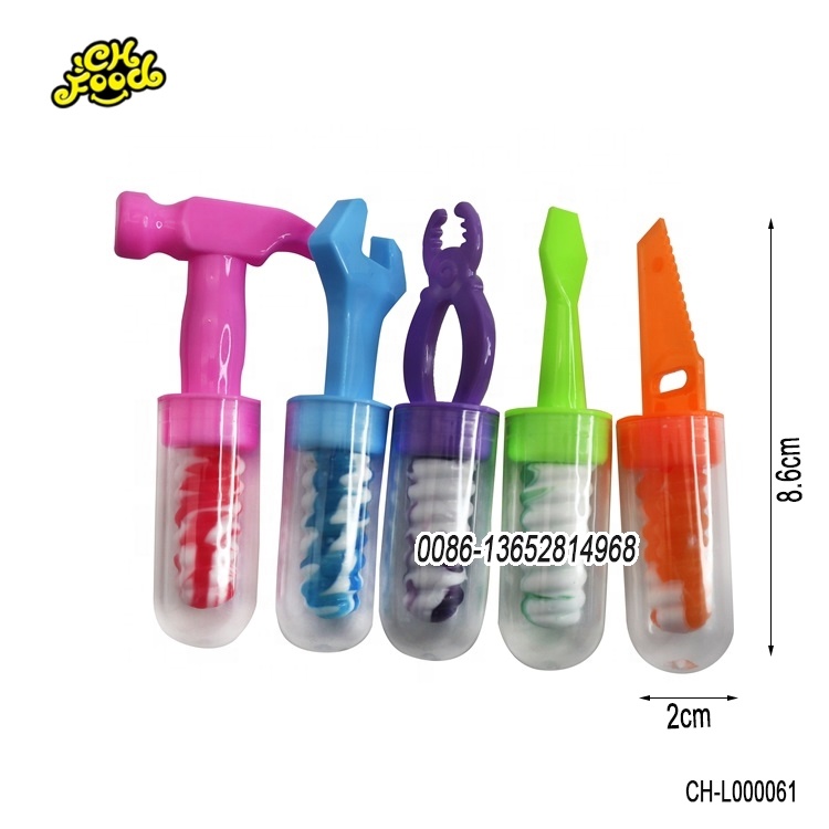 Halal Pizza Shape Fluorescent Lollipop With Glow Stick