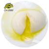 Wholesale New Hot Fruity Flowing Egg Jelly Pudding OEM Egg Shape Jelly Pudding Filled with Fruit Flavor Liquid Candy Sweet Snack