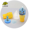Wholesale and OEM Ice Cream Shape Candy Toy Hard Nipple Lollipop with Sour Powder Candy for Kids Halal Children's Candy