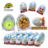 China Candy Supplier OEM Surprise Egg with Chocolate Biscuits and Mini Plastic Toy Wholesale Candy Toy for Kids