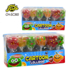 Wholesale and Custom Sugar Coated Cartoon Shape Jelly Gummy Candy Sweets Soft Candy Lollipop