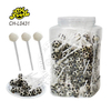 Wholesale Different Patterns Fruit Flavor Mini Ball Lollipop OEM Halal Hard Candy Sweets