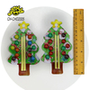 Christmas Candy Christmas Trees Shape Candy Toy for Kids Colorful Chocolate Bean with CC Stick Sour Powder Candy Sweets
