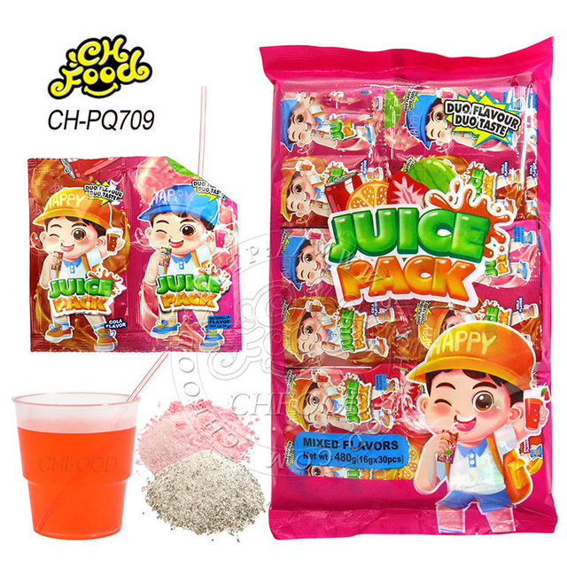 Hot Sale Instant Cola and Watermelon Flavor Juice Drink Powder Candy Sweets Wholesale and OEM Sour Powder Candy Sweet