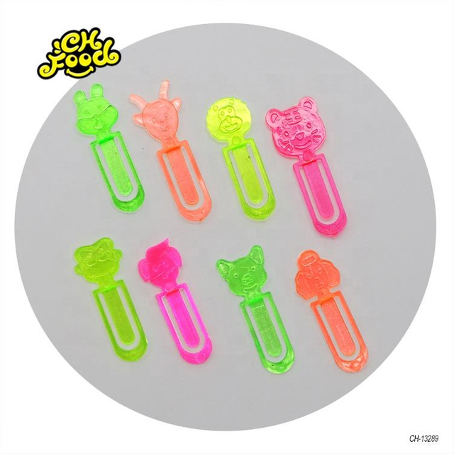 Creative Chinese Cheap Cartoon Mini Plastic Paper Clip Holder Promotional Toys