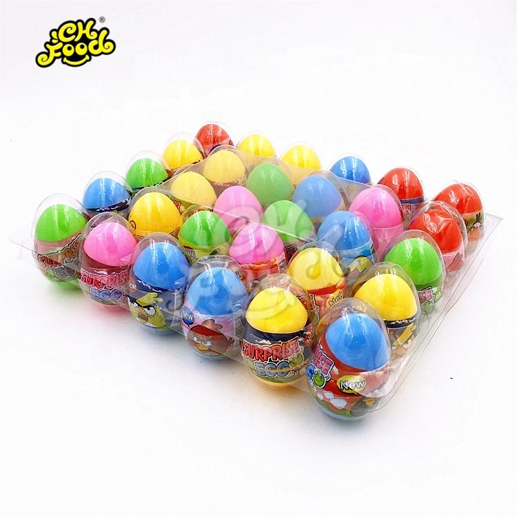 Popular Toy Candy Surprise Plastic Egg With Toy And Candy