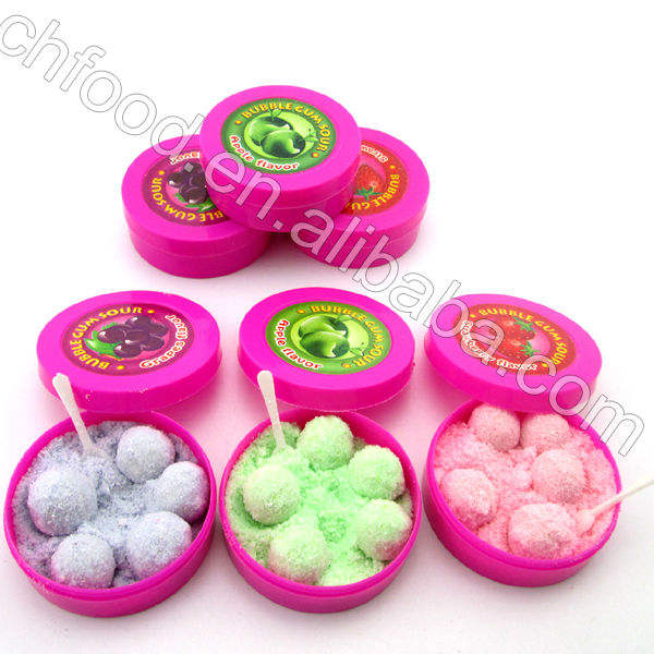 Wholesale sour grape bubble gum