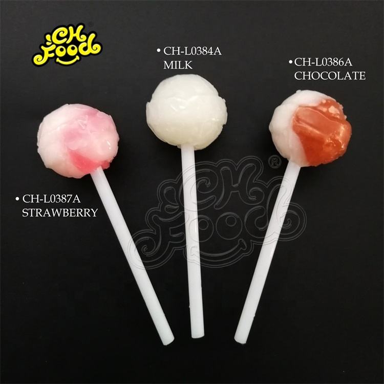 Chocolate/milk/strawberry Flavor Lollipop Candy