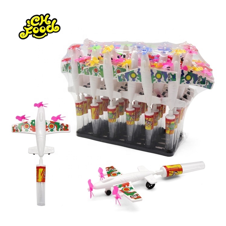 China Cheap Plastic Flying Windmill Plane Toy Candy