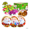Christams Santa Claus Surprise Chocolate Egg Chocolate Jam With Biscuits