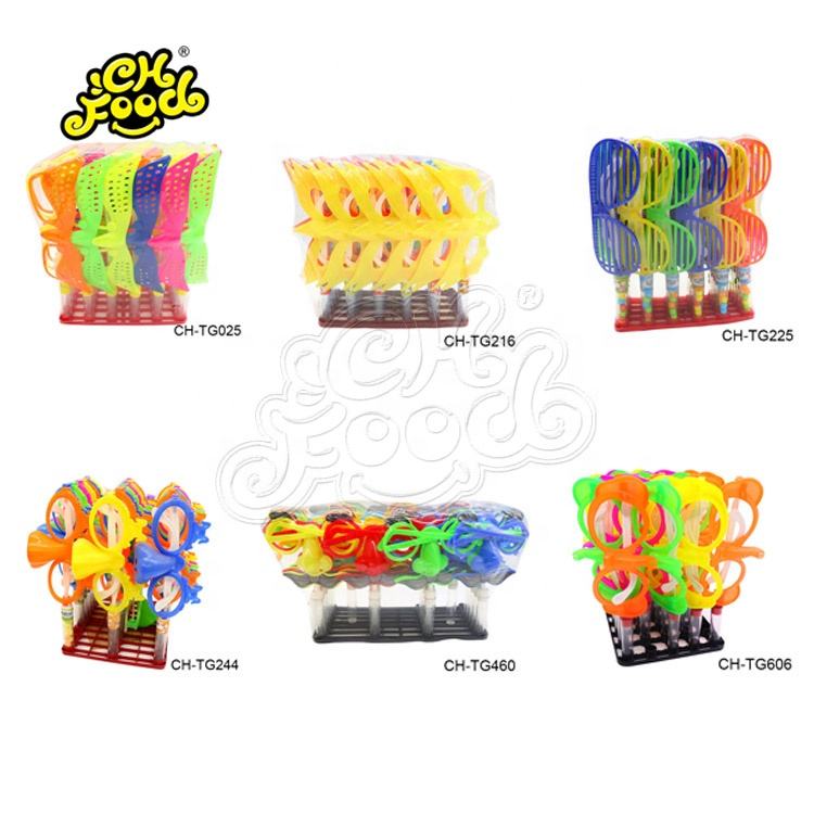 Min MOQ Plastic Funny Glasses Toy Set With Candy