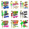 Wholesale Empty Candy Toys Cheap Plastic Insect Car Spinning Top Toy Vehicle In Bulk Child Toy